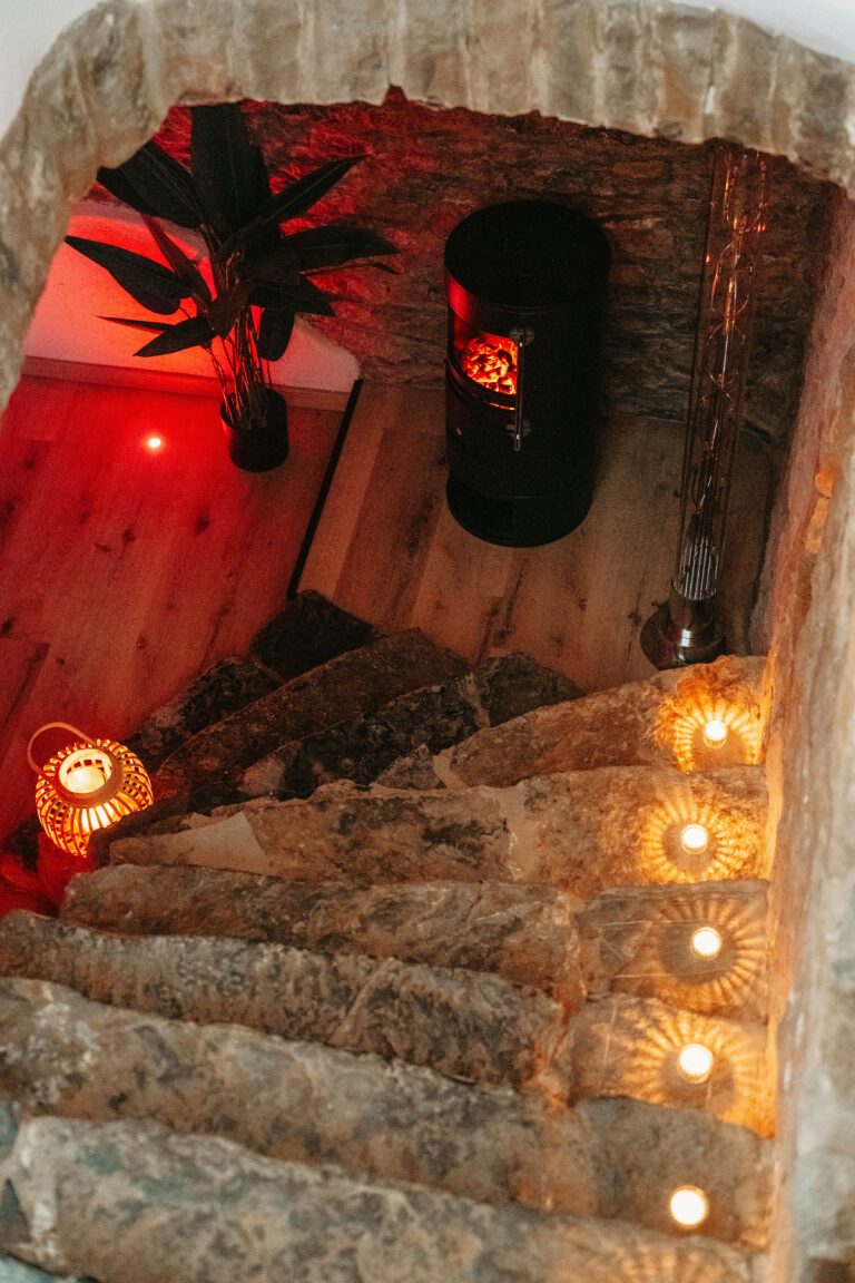 Escaliers à Damelys à Gourdinne près de Charleroi