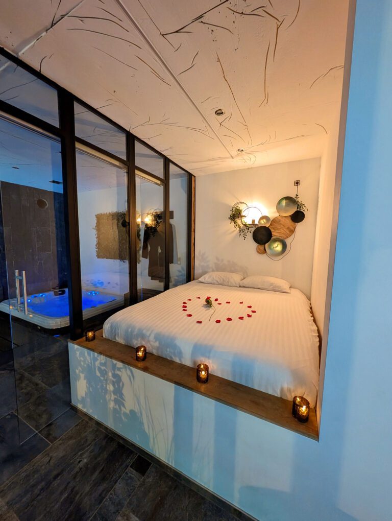 Chambre romantique au Gîte Léone près de Liège