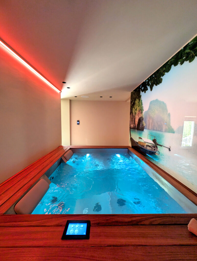 Jacuzzi rien que pour vous au Spa des Chapelles près de Namur