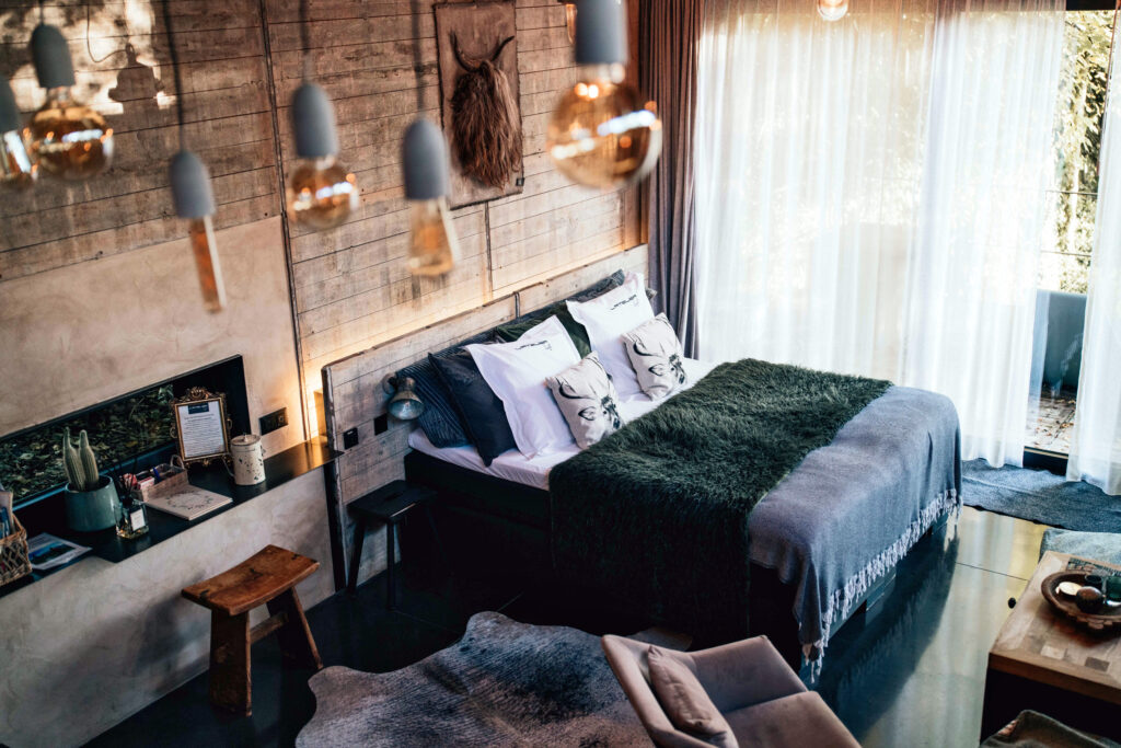 Côté chambre du loft à Mon Être Sensiel près du Luxembourg