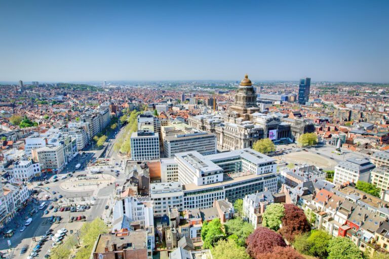 Vue sur la ville à The Hotel à Bruxelles