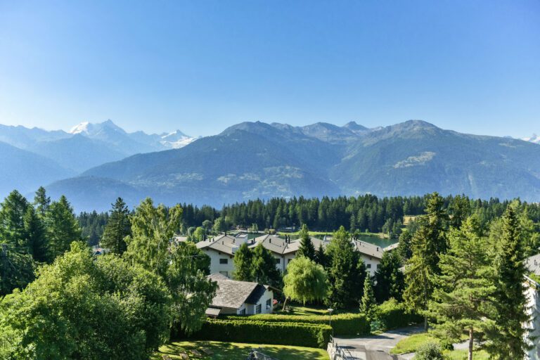 Vue au Aïda Hôtel & Spa à Crans Montana