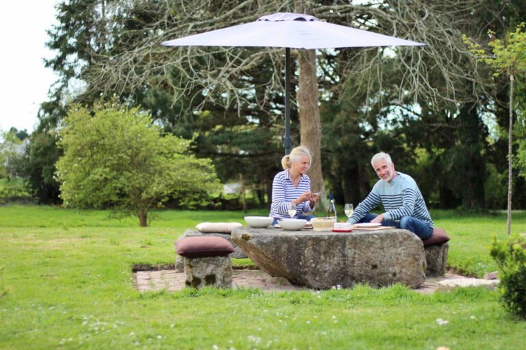 Fabien et sa femme à Kerbeleg près de Lorient