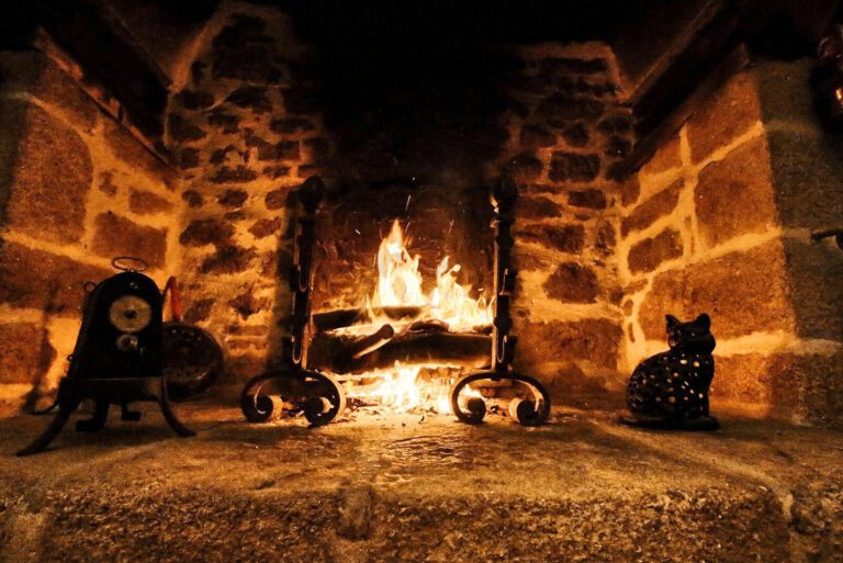 Feu de cheminée à Kerbeleg près de Lorient