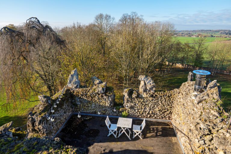 Terrasse de La Tour du Château près de Mons