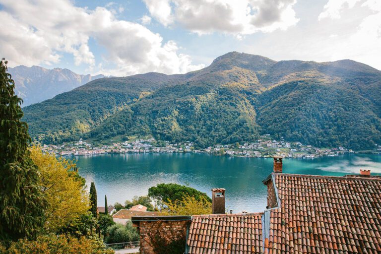 Vue sur le lac Relais Castello di Morcote