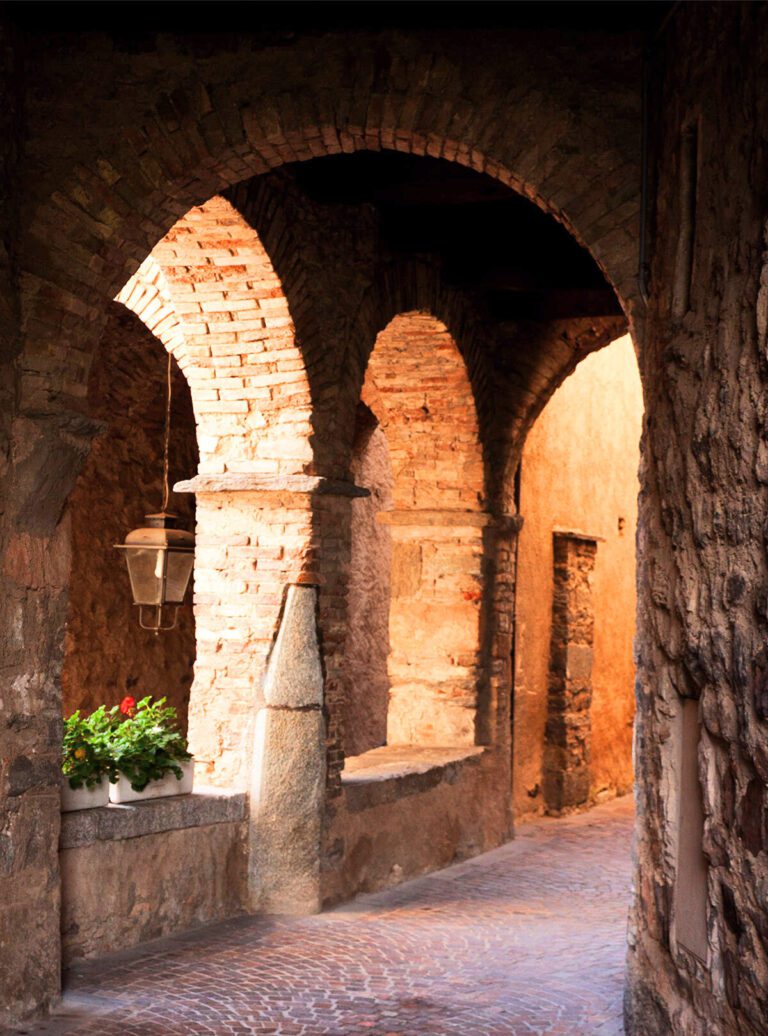 Voûte en pierre au Relais Castello di Morcote