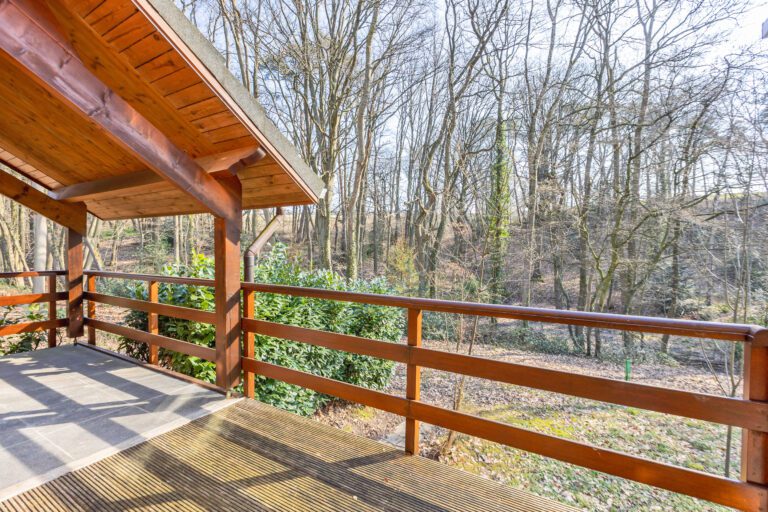 Terrasse du Chalet Saint Lambert près de Liège