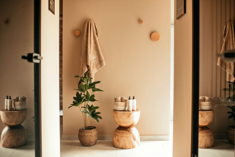 Salle de bain au Spa des Chapelles à Namur