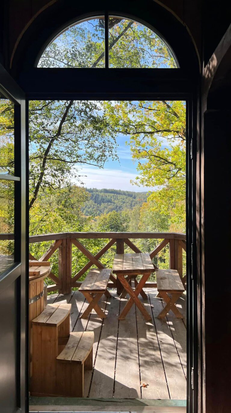 Vue depuis la cabane aux Cabanes des Dolimarts