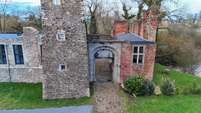 Les Ruines du Château vue du ciel