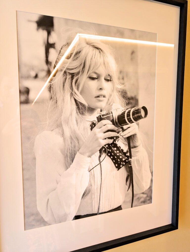 Affiche Brigitte Bardot au Château d'Urspelt au Luxembourg