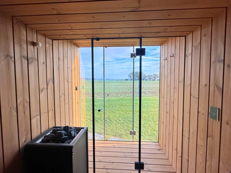 Sauna avec vue