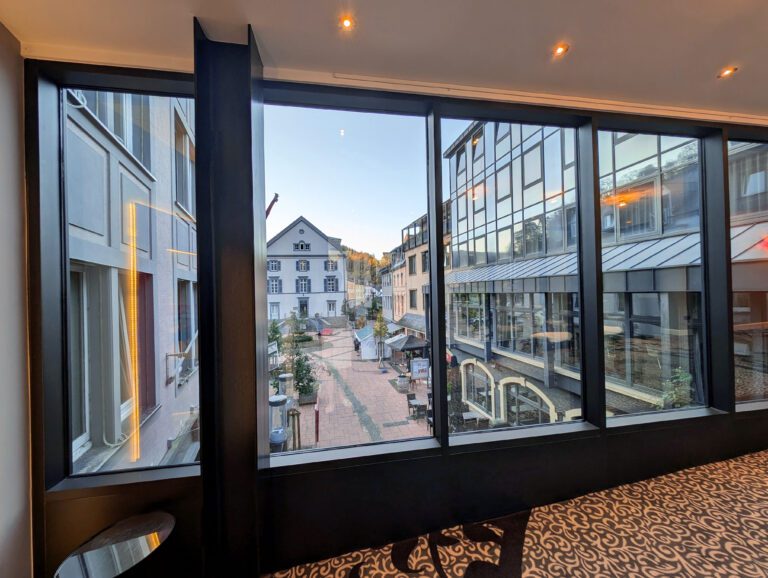 Vue depuis l'hôtel Clervaux Boutique Hotel