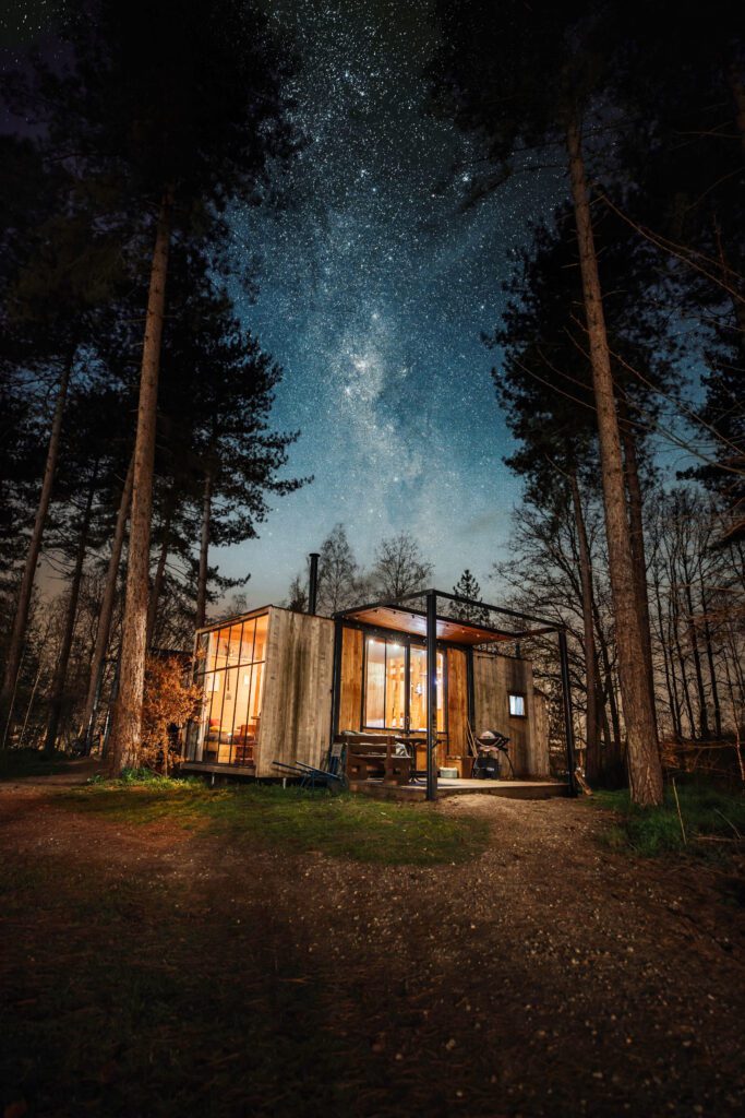 Nuit étoilée à Warredal dans le Limbourg