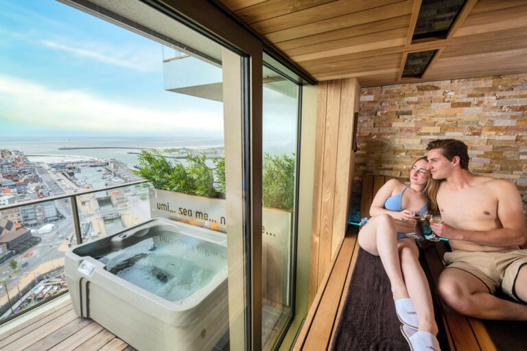 Sauna en amoureux à Uminooz à Ostende