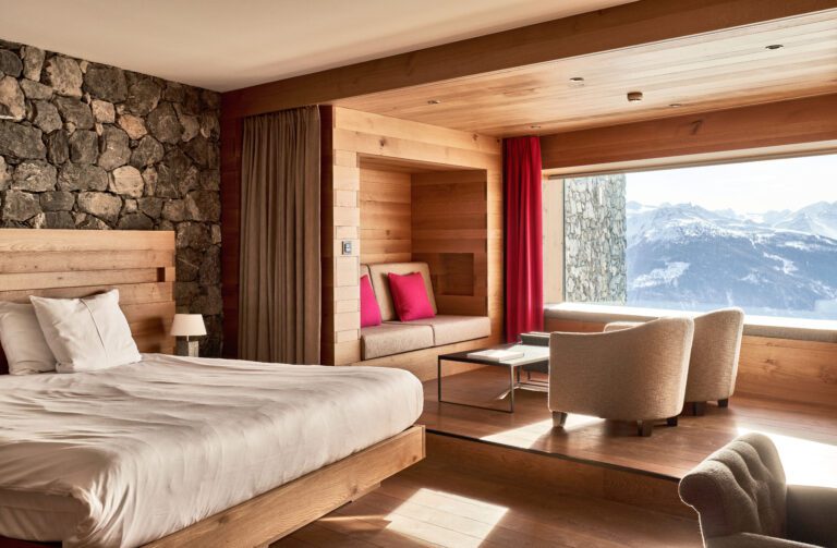 Suite avec vue au Chetzeron au Crans Montana