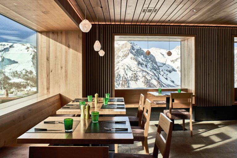 Restaurant de l'hôtel Chetzeron au Crans Montana