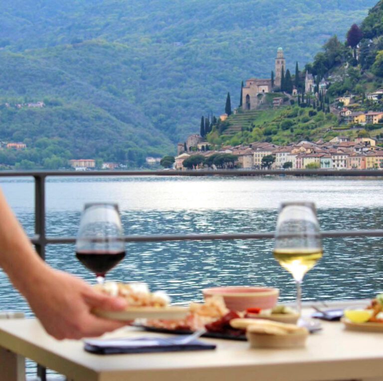 Dîner en amoureux à la Villa Patria au bord du lac Lugano