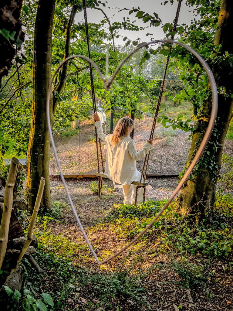 Balançoire coeur aux Fées Miroir