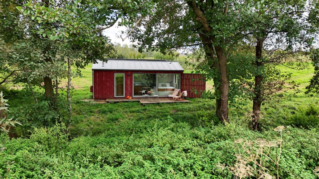 Cabane à la lisière de la forêt à la Cabane des Avelines à Genappe