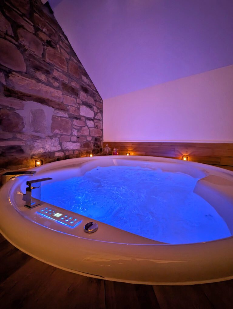 Jacuzzi privatif au Bain de Diane à Aywaille