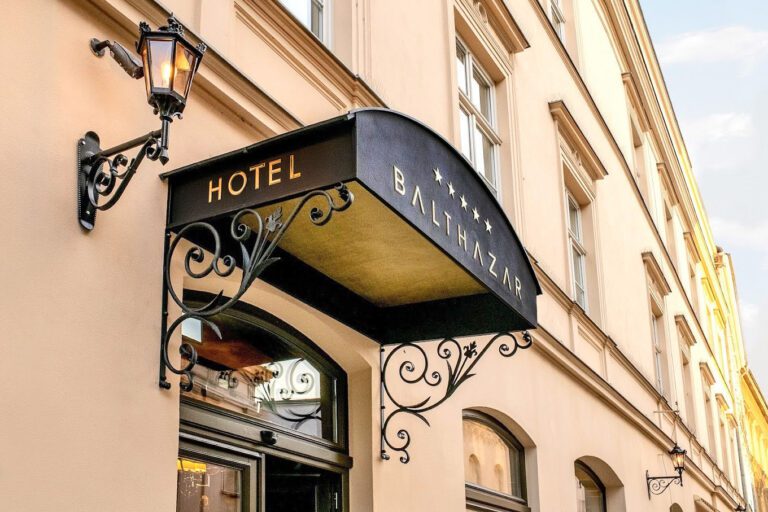 Façade de l'hôtel Balthazar Design à Cracovie