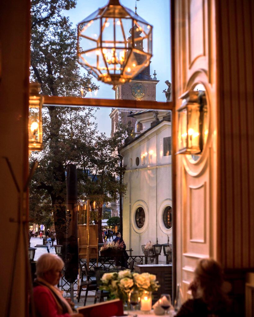 Vue depuis l'hôtel Balthazar Design à Cracovie