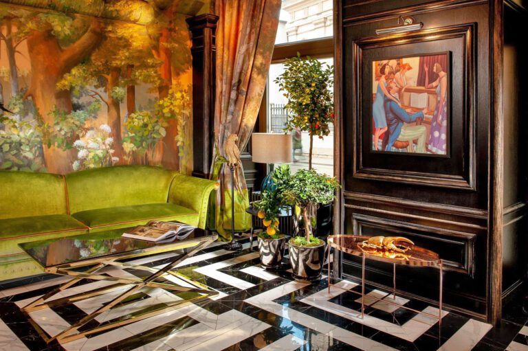 Magnifique lobby à l'hôtel Balthazar Design à Cracovie