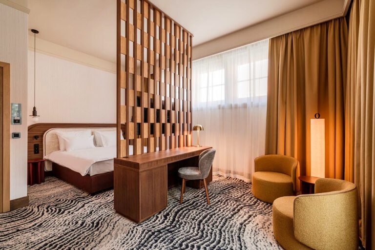 Chambre luxueuse au Zinar Castle près de Cracovie