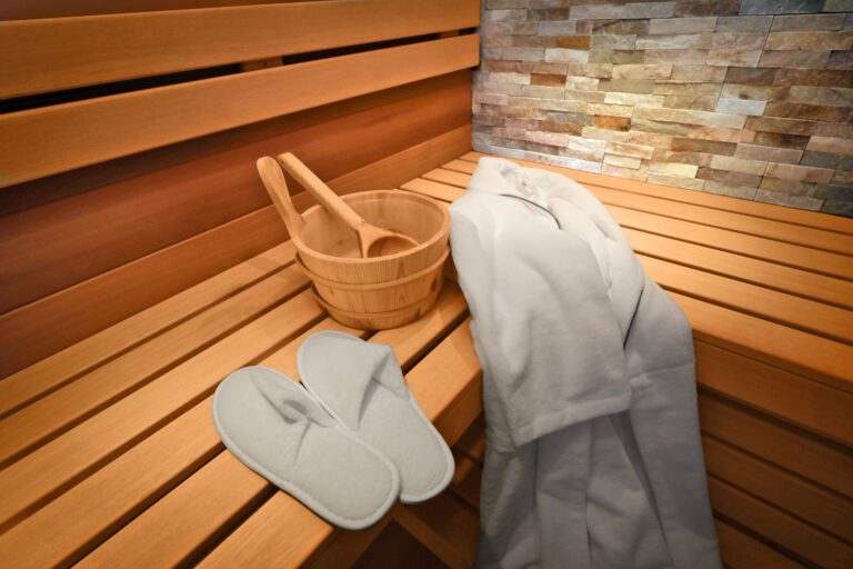 Sauna privatif à Woodz Lodges près d'Hasselt