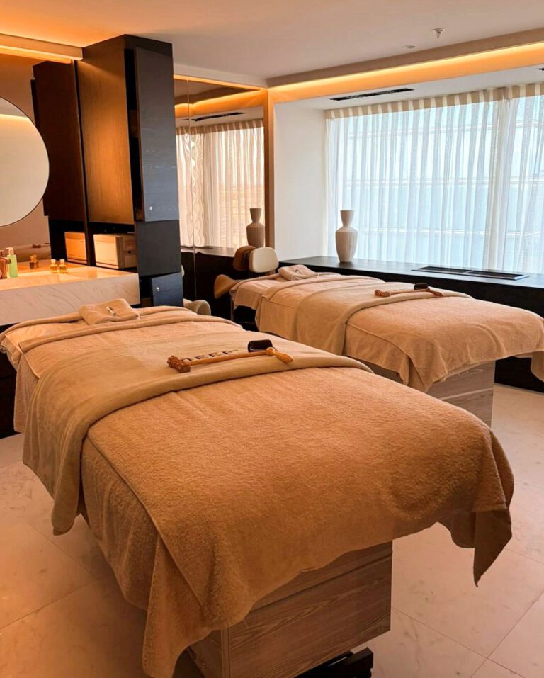 Salle de soin duo à Contour Spa à Bruxelles