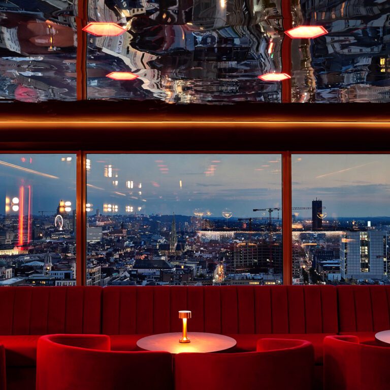 Restaurant avec vue à Contour Spa à Bruxelles
